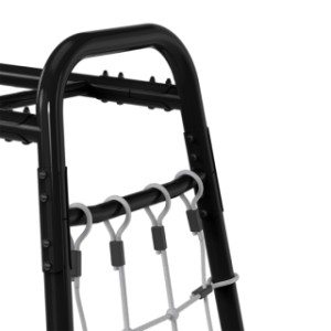 Het stalen speeltoestel Getset MB210 wordt geleverd inclusief klimnet