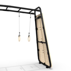 De EXIT Getset MB220 wordt geleverd inclusief ringen en een klimwand