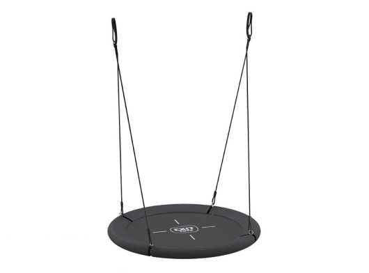 Nestschommel EXIT zwart • zwart touw Ø 100cm