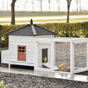 Kippenhok Ambiance Large met ren 218x93x122cm
