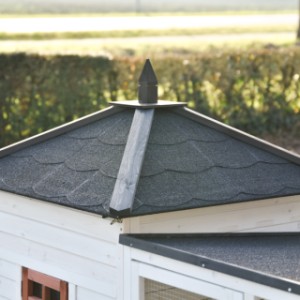 Het dak van kippenhok Ambiance Large is afneembaar