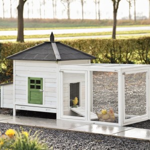 Kippenhok Ambiance Large met ren 218x93x122cm