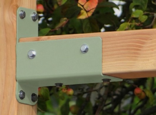 Bevestigingsstuk muur Schommelhoek pastelgroen