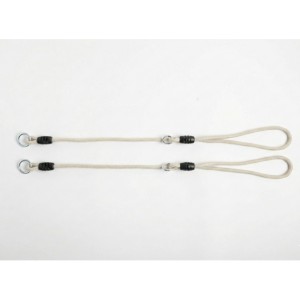 Kindvriendelijk verlengtouw voor schommelzitjes beige BR-touw - set van 2 stuks 0,95-1,75m