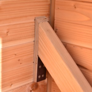 De zitstok ladder is eenvoudig terug te zetten