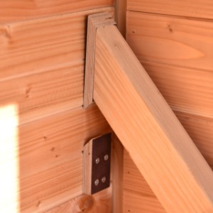 De zitstok ladder is eenvoudig terug te zetten