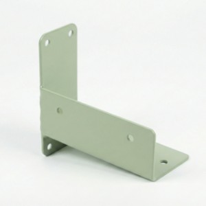 Het pastelgroene verbindingsstuk wordt inclusief bevestigingsmateriaal