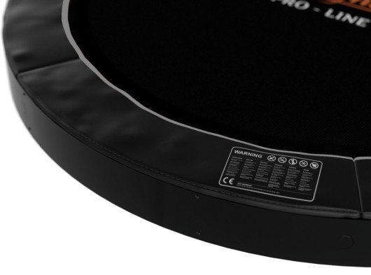 Trampolinerand Avyna Pro-Line · FlatLevel · rond Zwart