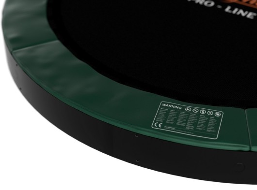 Trampolinerand Avyna Pro-Line · FlatLevel · rond Groen