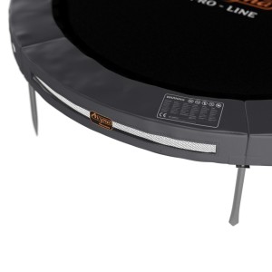Trampolinerand Avyna Pro-Line · InGround · rond Grijs