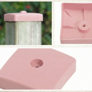 Het duikelrek is voorzien van afdekkapjes