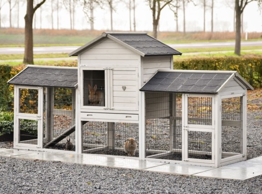 Prestige Medium met dubbele ren Light-grey Anti Knaag 299x90x150cm