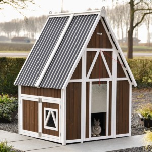 Konijnenhok Pip 130x120x180cm