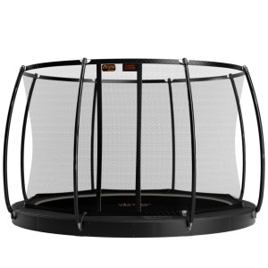 Trampoline Avyna Pro-Line 14 FlatLevel Zwart - met veiligheidsnet Ø430cm