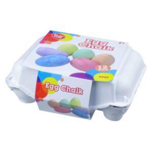 Eierdoosje met 12 krijtjes