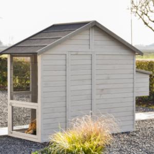 Kippenhok Holiday Medium met legnest | achterkant