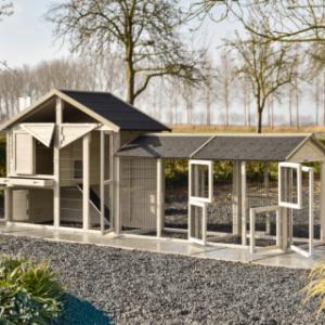 Het konijnenhok Holiday Medium heeft vele openingen