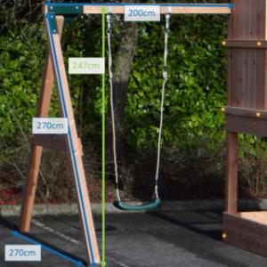 Schommel Succes hoog - afmetingen