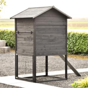 Kippenhok Prestige Large is gemaakt van dennenhout