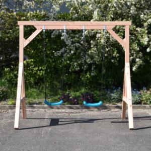 Houten 2 persoons schommel