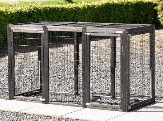 Dierenren Functional Black Anti Knaag 180x80x104cm