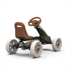 De EXIT Foxy skelter Retro Green is voorzien van mooi crème banden