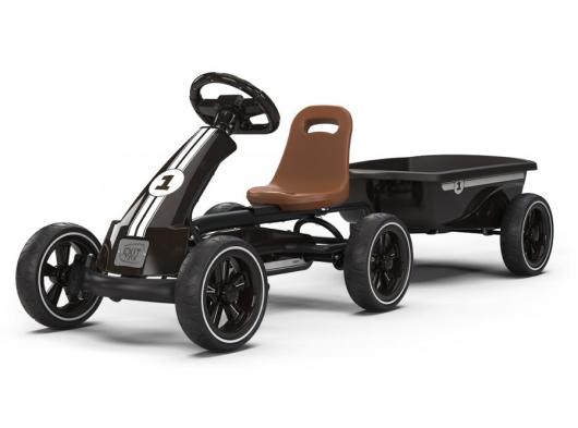 Mini-skelter EXIT Foxy met aanhanger Espresso black - 2 - 5 jaar