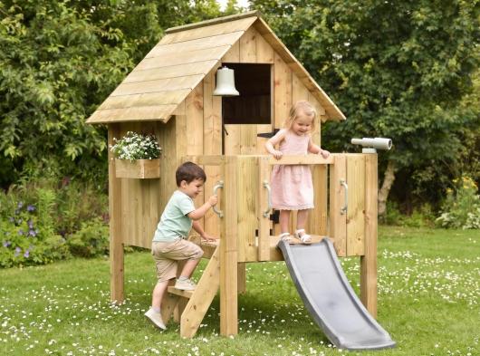 Speelhuis Dream 60 met glijbaan JoyPet · Geïmpregneerd vuren