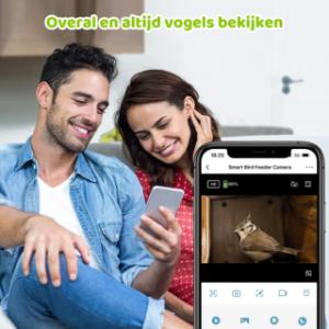 Bekijk via de app de activiteiten in de nestkast