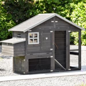 Kippenhok Holiday Medium Black met legnest
