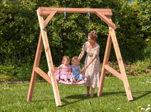 Schommel Sky laag Douglashout 200x147x227cm
