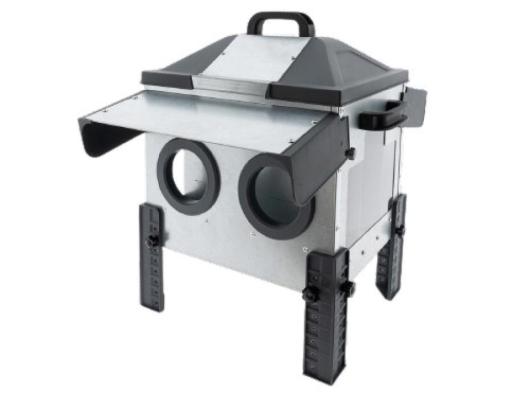 Robust voerbak voor pluimvee 24 kg inhoud