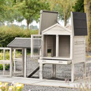 Het konijnenhok Prestige Small heeft vele openingen