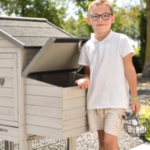 Het legnest Small kan aan de Prestige & Holiday Small gebouwd worden