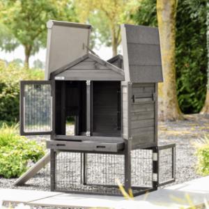 Konijnenhok Prestige Small heeft vele openingen