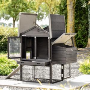 Het kippenhok Prestige Small heeft vele openingen