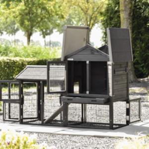 Het konijnenhok Prestige Small heeft vele openingen