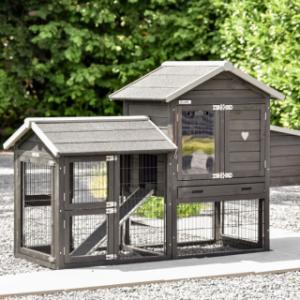 Kippenhok Prestige Small met ren en legnest