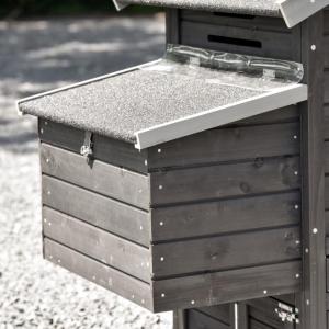 Het kippenhok Holiday Small is uitgebreid met een legnest