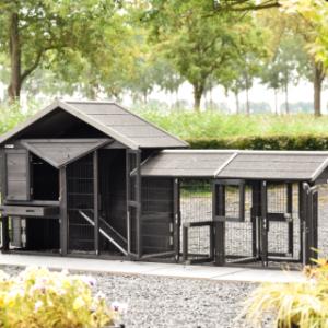 Konijnenhok Holiday Small heeft vele openingen