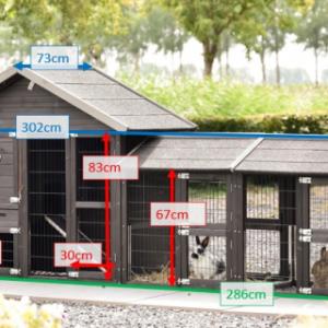 Verschillende afmetingen van kippenhok Holiday Small