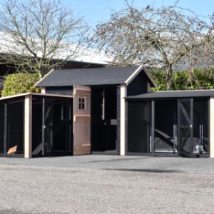 Vooraanzicht deuren open