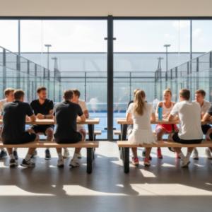 De picknicktafel is geschikt voor semi-openbaar gebruik