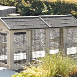 Een kijkje aan de achterkant van de dubbele ren Space Small Light-grey
