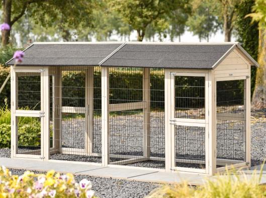 Dubbele Aanbouwren Space Large Light-grey 266x100x130cm