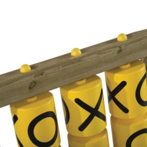 Kruis-nul voor commercieel speeltoestel