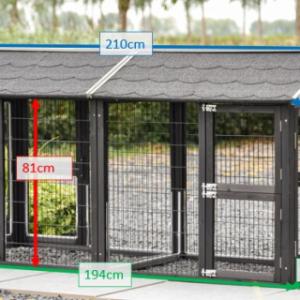 Verschillende afmetingen van de dierenren Space Medium