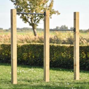Dubbel duikelrek 2x 90cm - antraciet