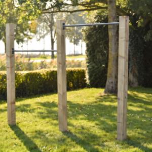 Dubbel duikelrek 2x 125cm - antraciet