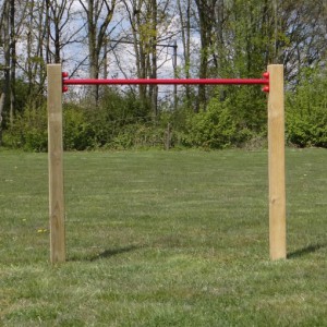 Duikelrek Rood - met 2 palen 125 cm